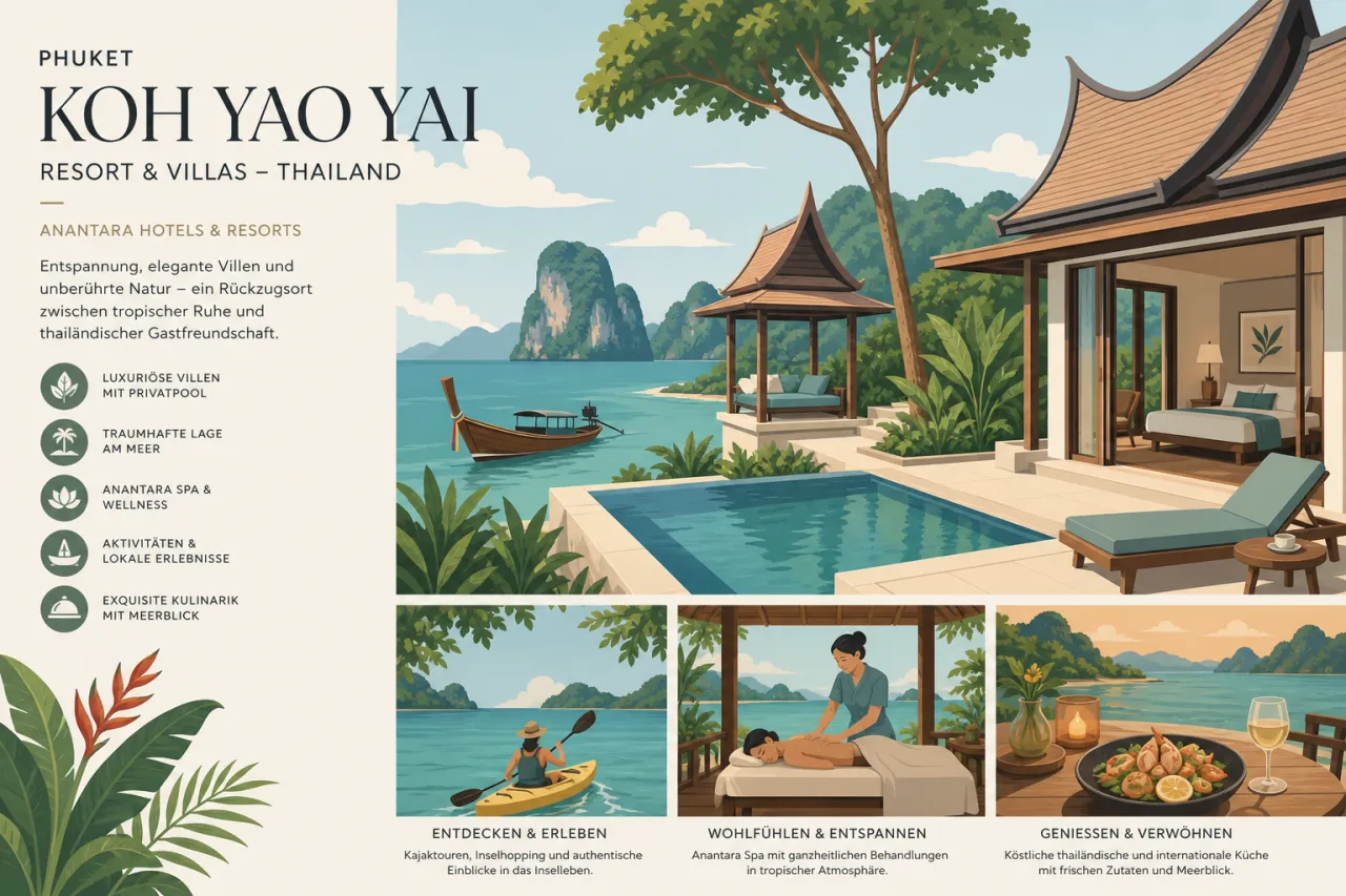 Phuket Koh Yao Yai Resort & Villas auf Koh Yao Yai, Thailand