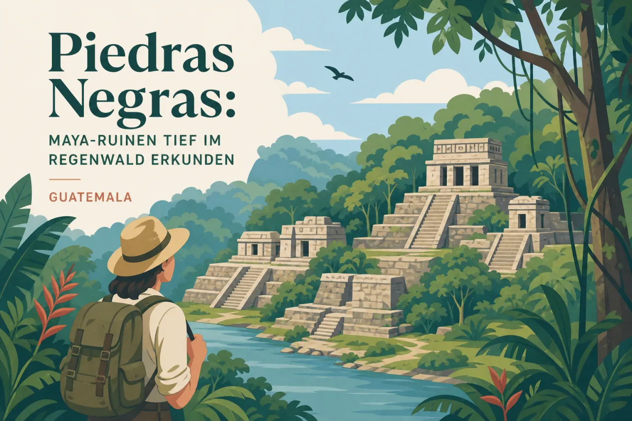 Piedras Negras: Maya-Ruinen tief im Regenwald erkunden
