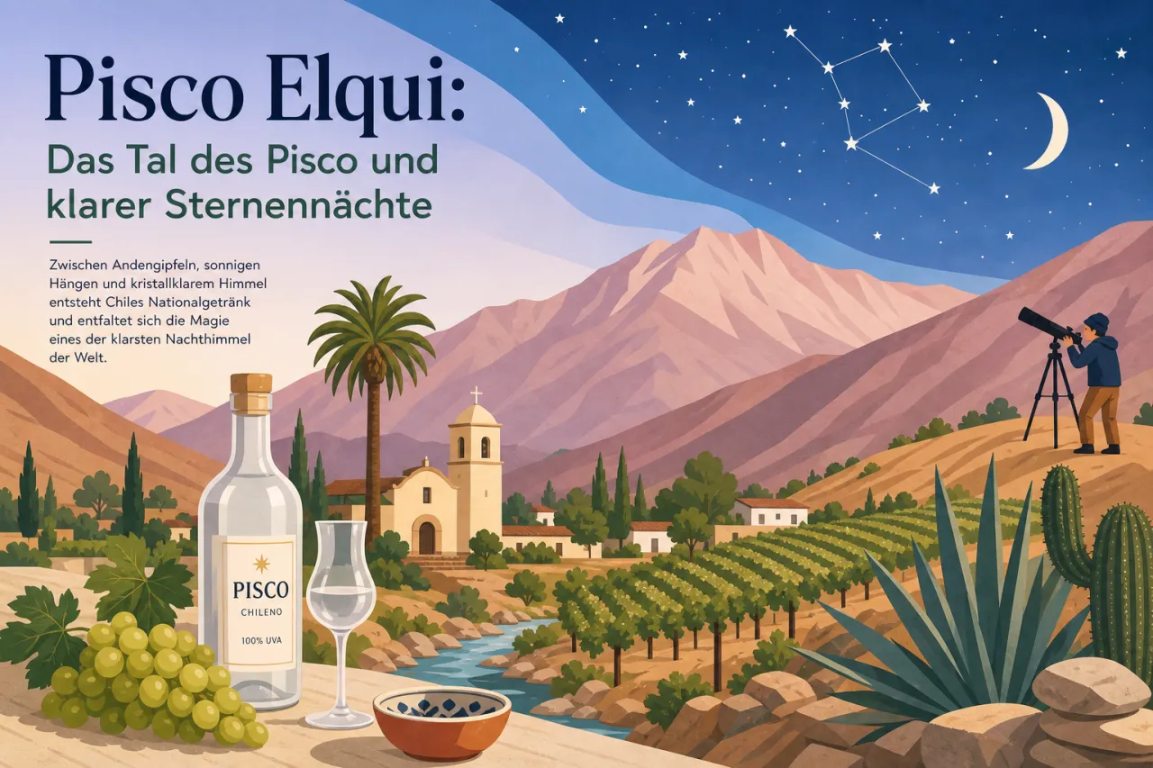 Pisco Elqui: Das Tal des Pisco und klarer Sternennächte