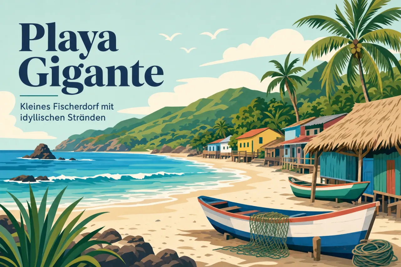 Playa Gigante: Kleines Fischerdorf mit idyllischen Stränden