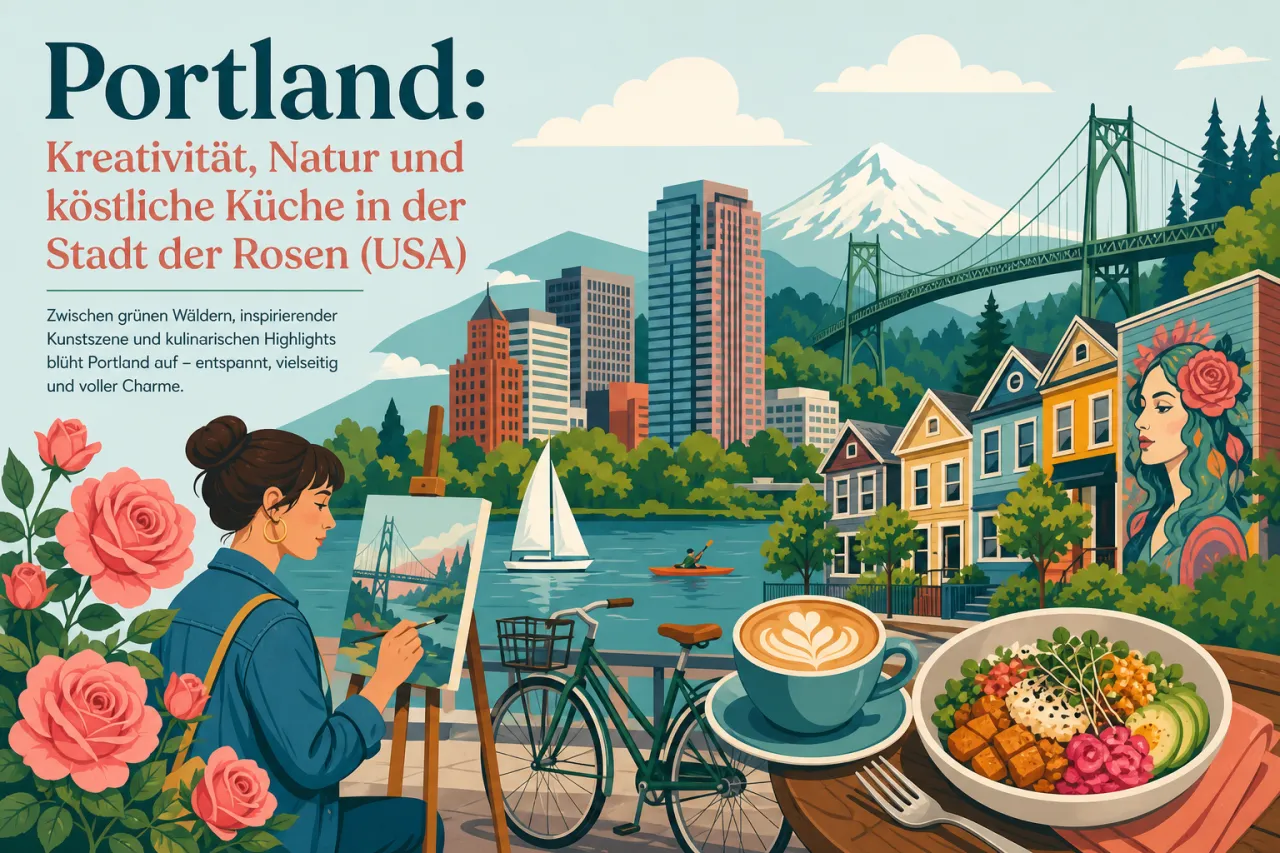 Portland: Kreativität, Natur und köstliche Küche in der Stadt der Rosen