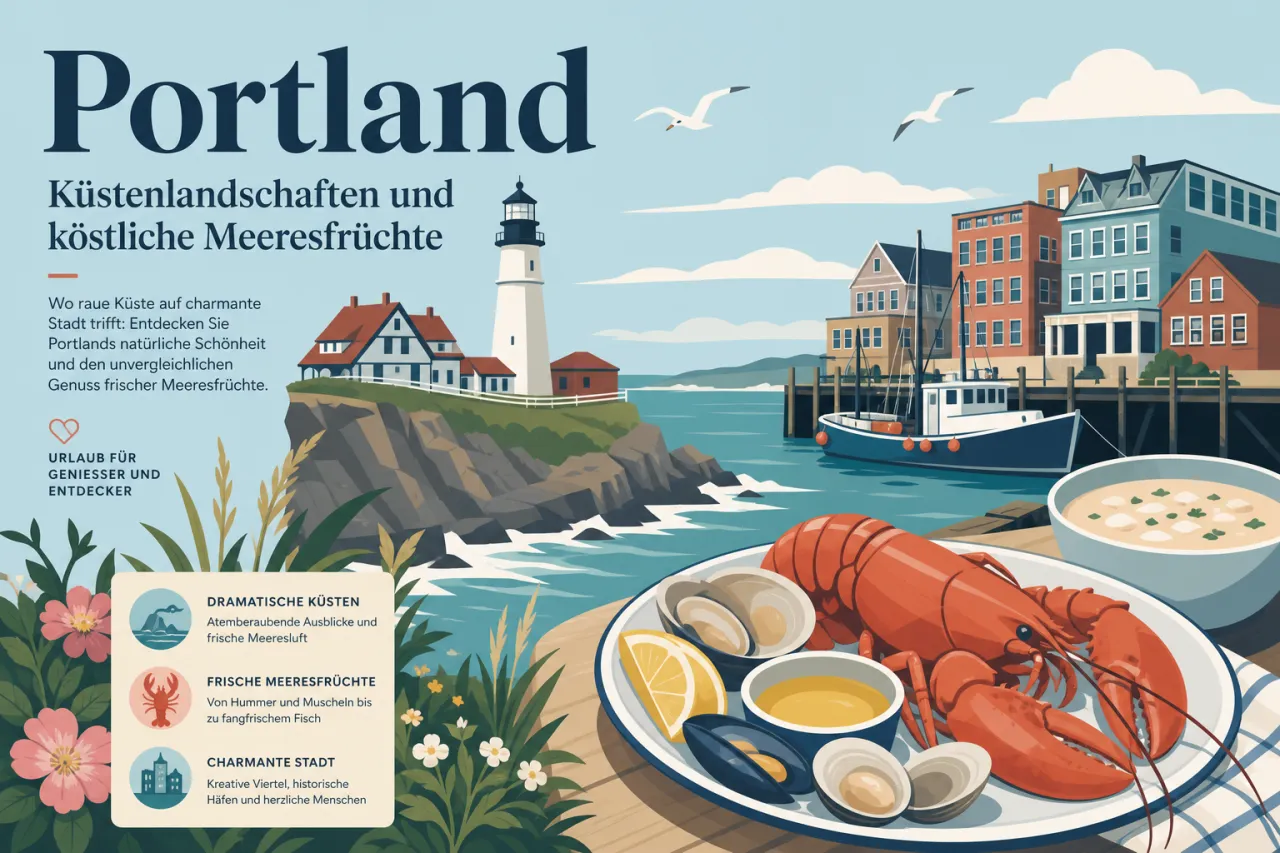 Portland: Küstenlandschaften und köstliche Meeresfrüchte