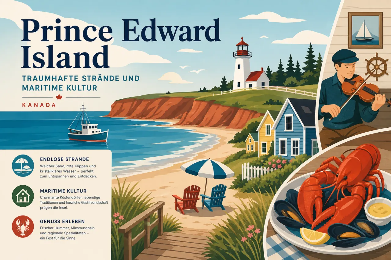 Prince Edward Island: Strände, Küstenorte und maritime Kultur