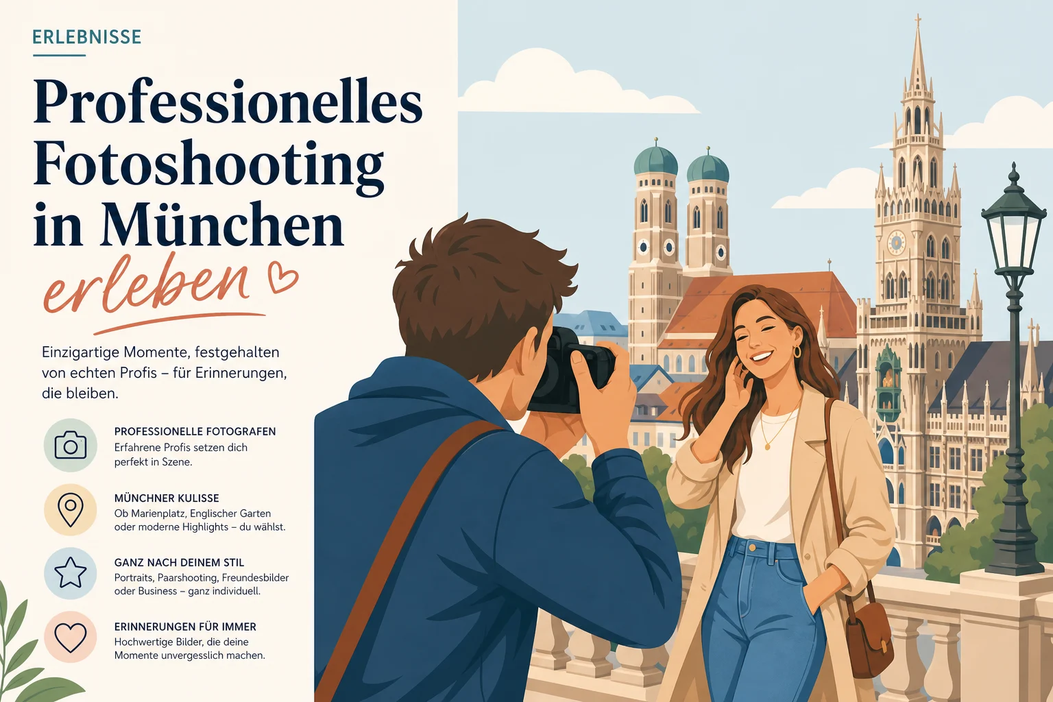 Professionelles Fotoshooting in München erleben
