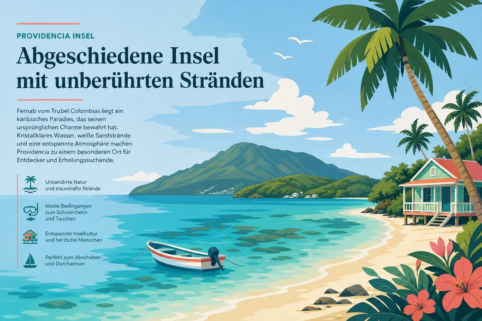 Providencia Insel: Abgeschiedene Insel mit unberührten Stränden