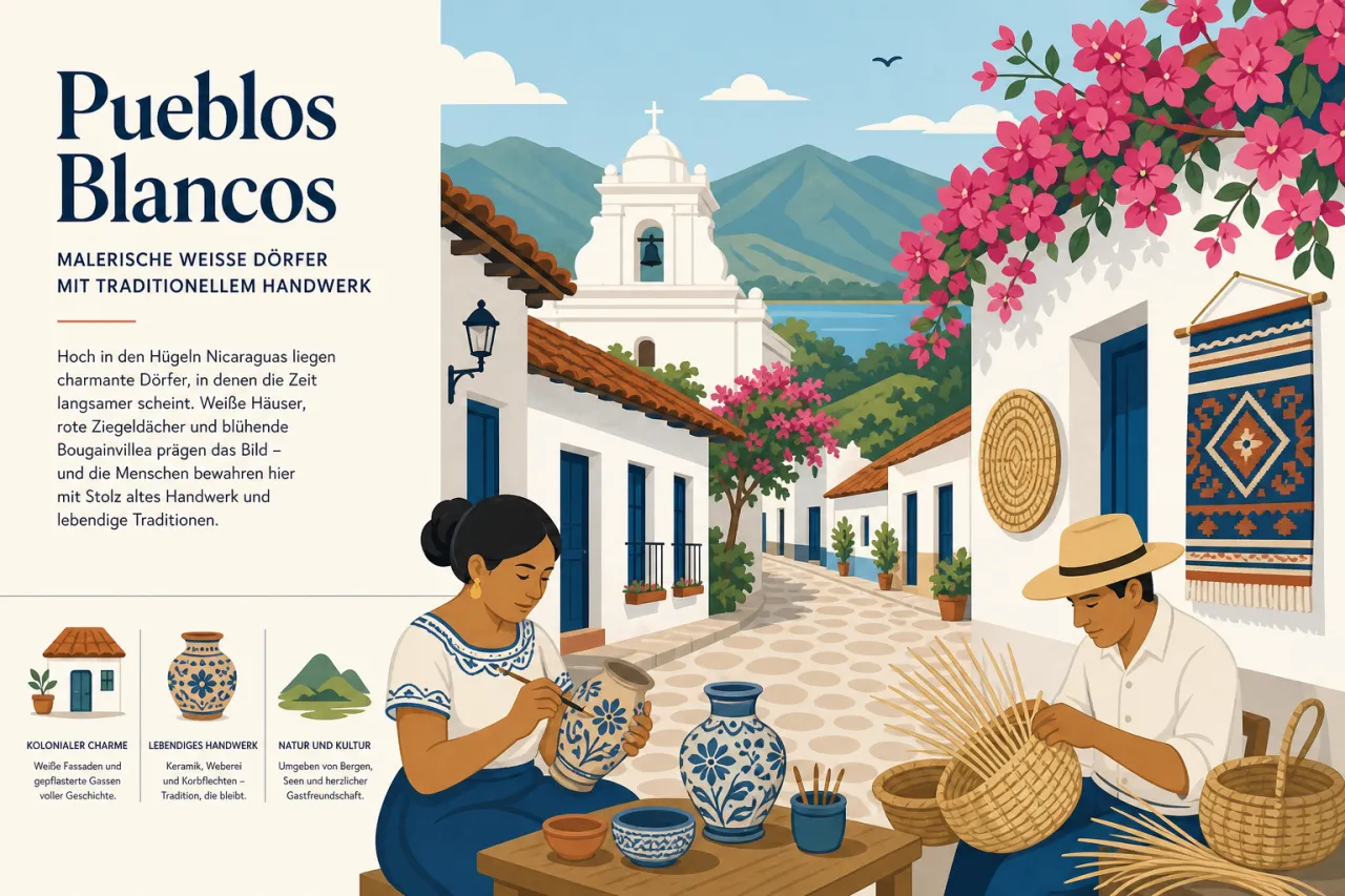 Pueblos Blancos: Malerische weiße Dörfer mit traditionellem Handwerk