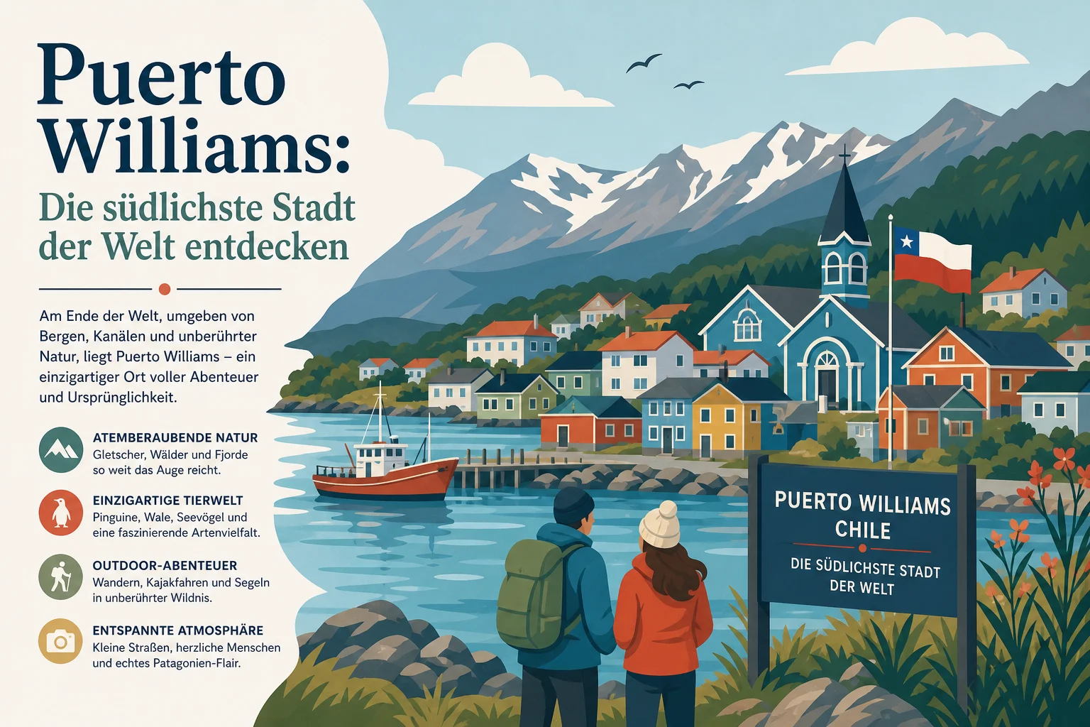 Puerto Williams: Die südlichste Stadt der Welt entdecken