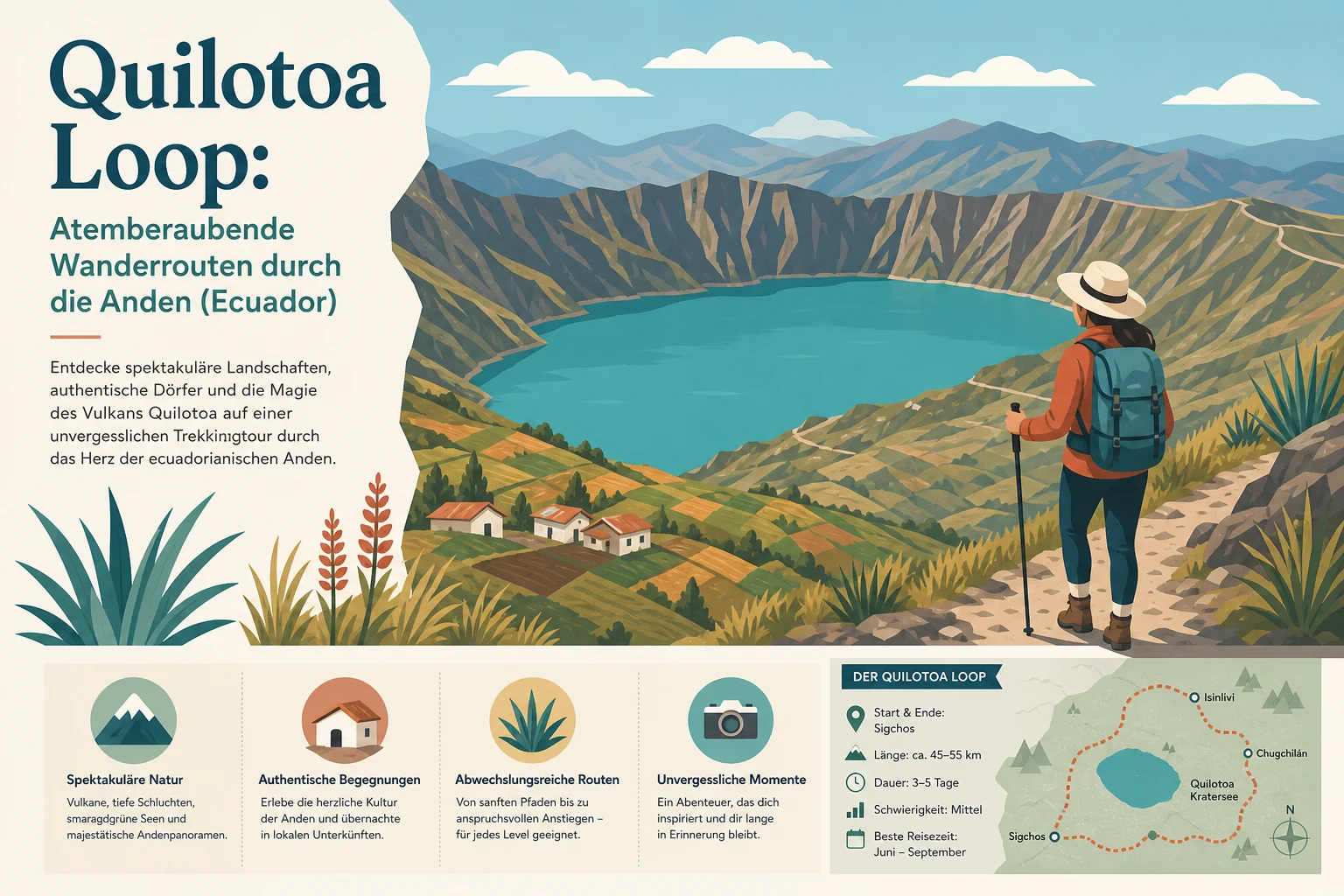 Quilotoa Loop: Wandern in Ecuadors Anden
