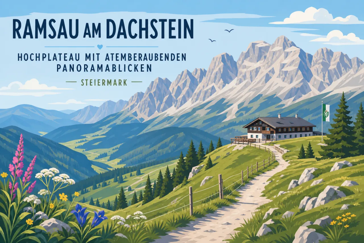 Ramsau am Dachstein: Hochplateau mit Panoramablicken
