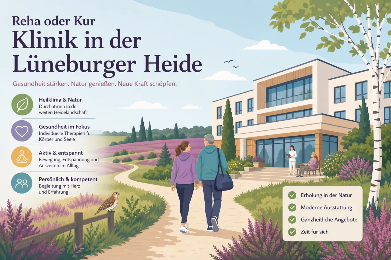 Reha oder Kur Klinik in der Lüneburger Heide wählen
