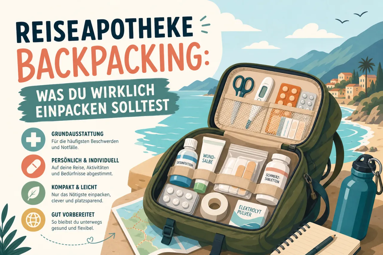Reiseapotheke Backpacking: Was Du wirklich einpacken solltest