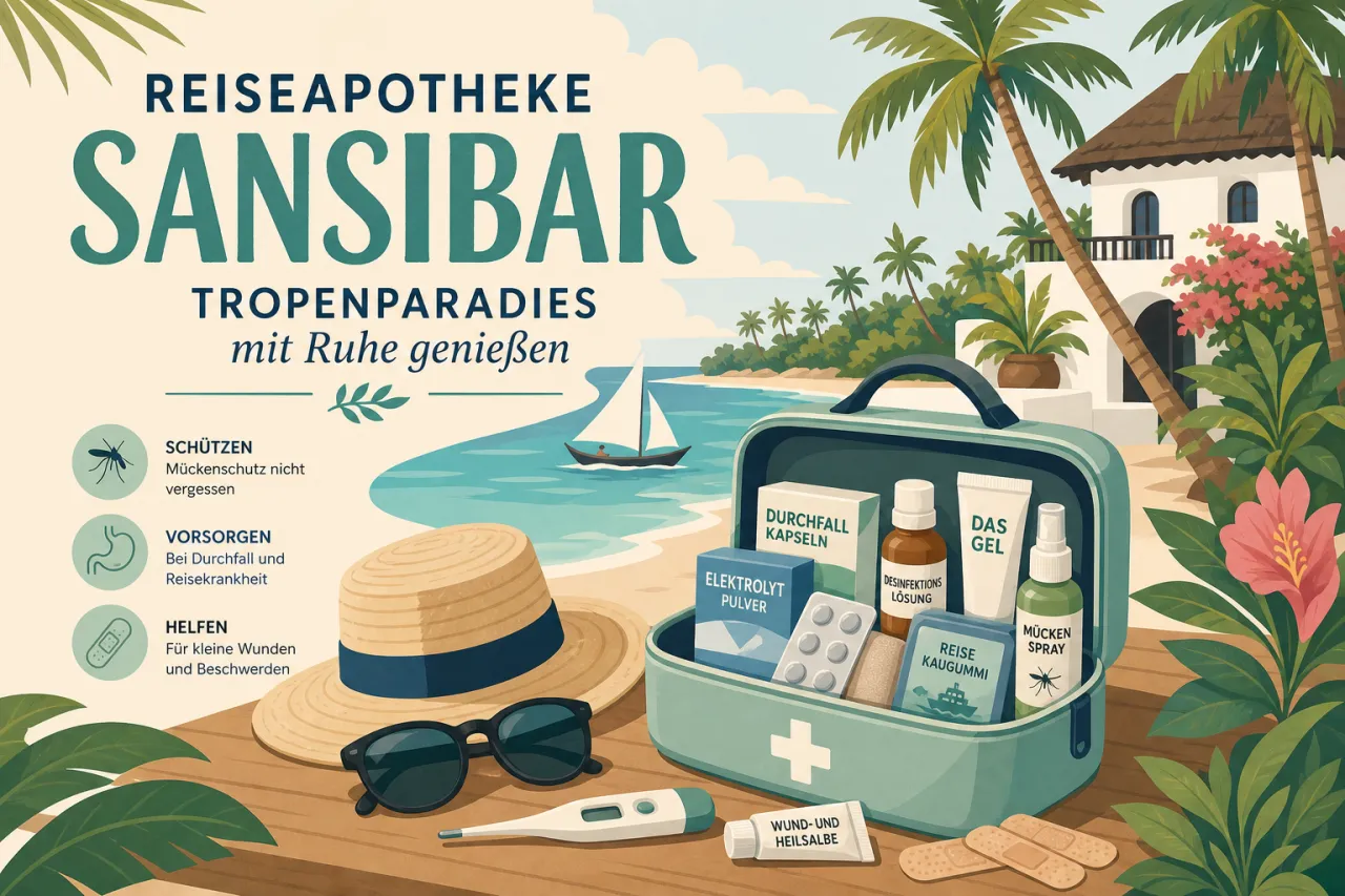 Reiseapotheke Sansibar – Tropenparadies mit Ruhe genießen