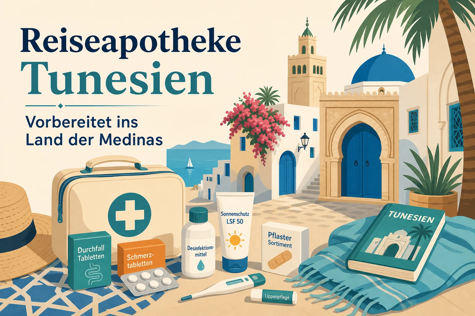 Reiseapotheke Tunesien – Vorbereitet ins Land der Medinas