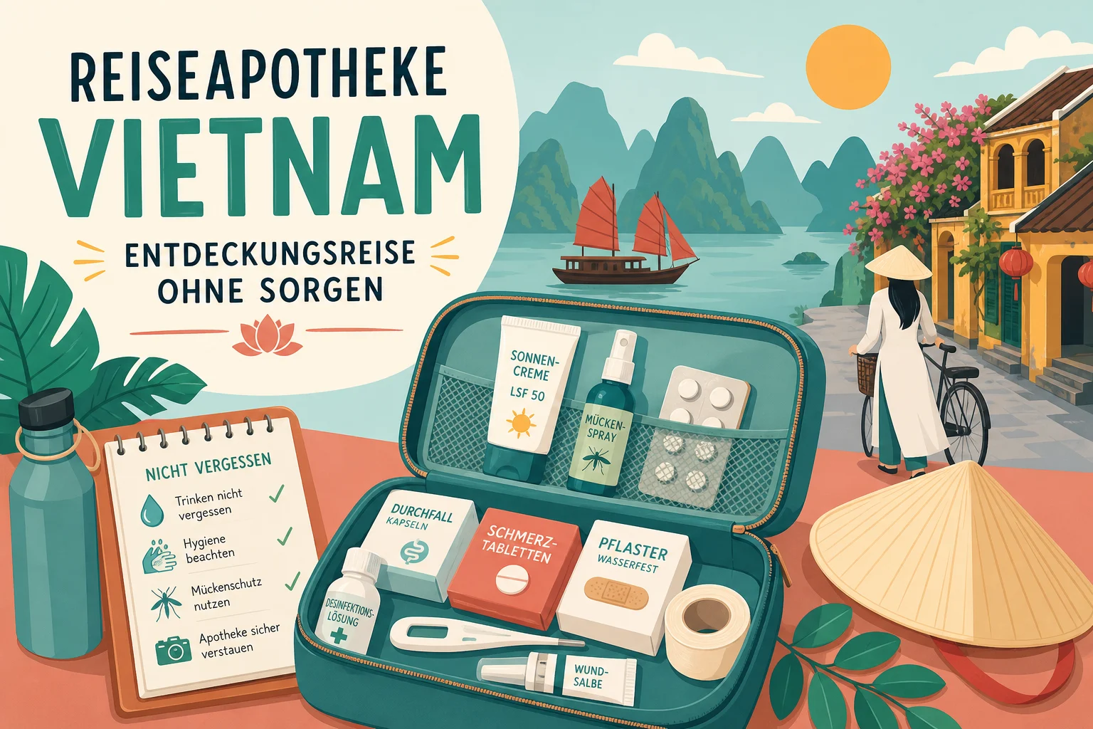 Reiseapotheke Vietnam – Entdeckungsreise ohne Sorgen