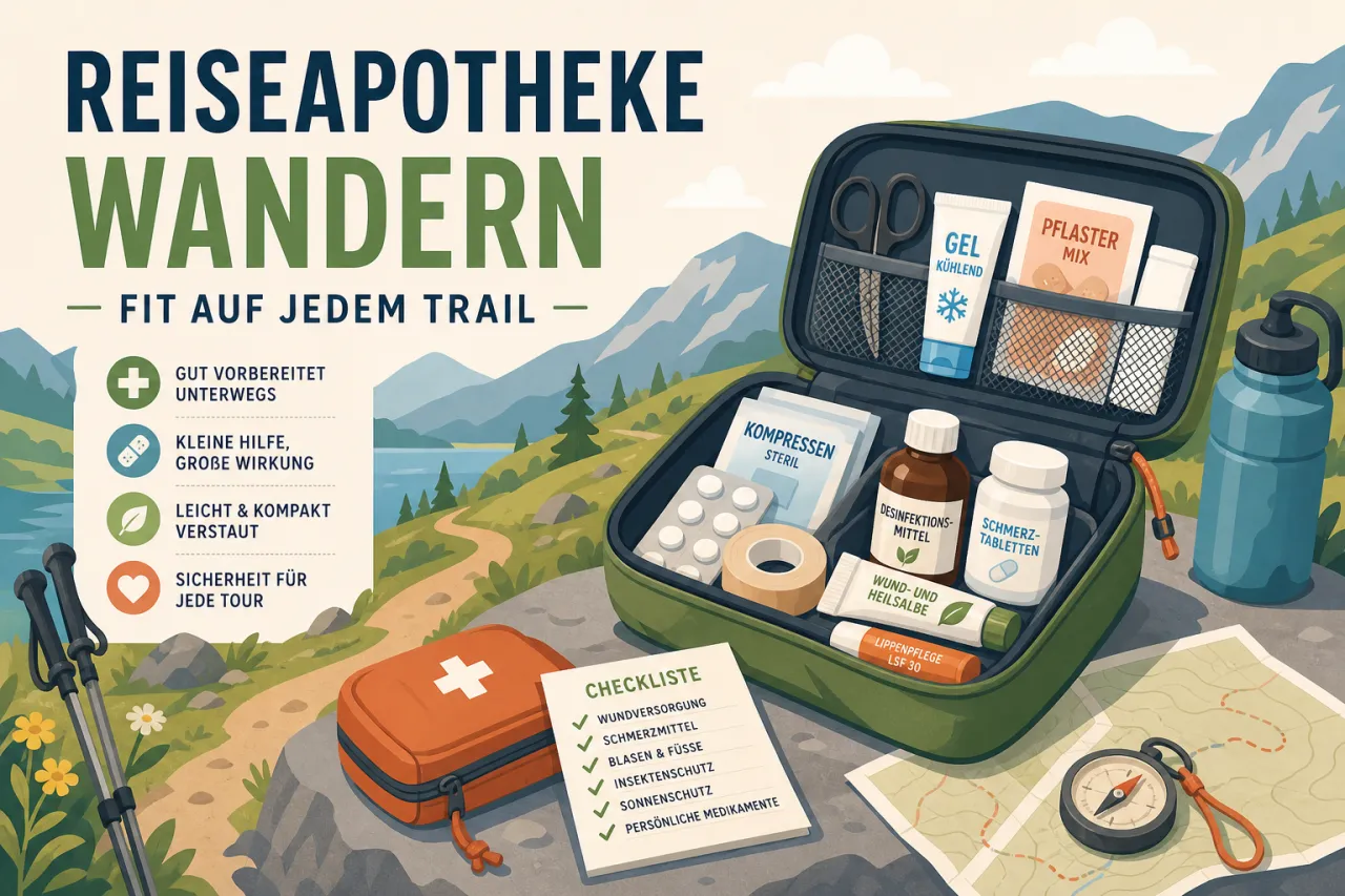 Reiseapotheke Wandern – Fit auf jedem Trail