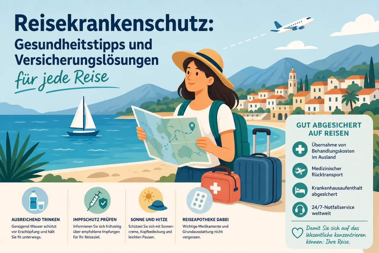Reisekrankenschutz: Gesundheitstipps und Versicherungslösungen für jede Reise
