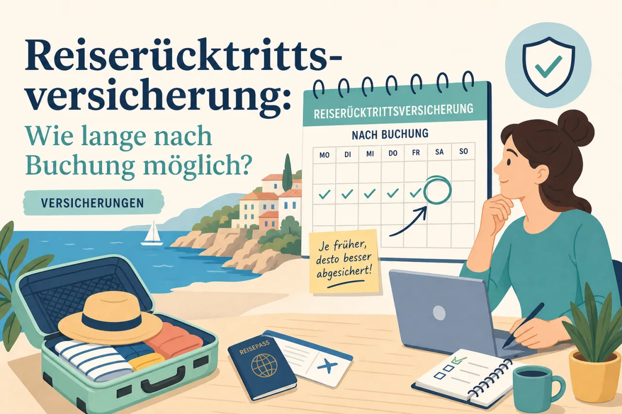 Reiserücktrittsversicherung: Wie lange nach Buchung möglich?