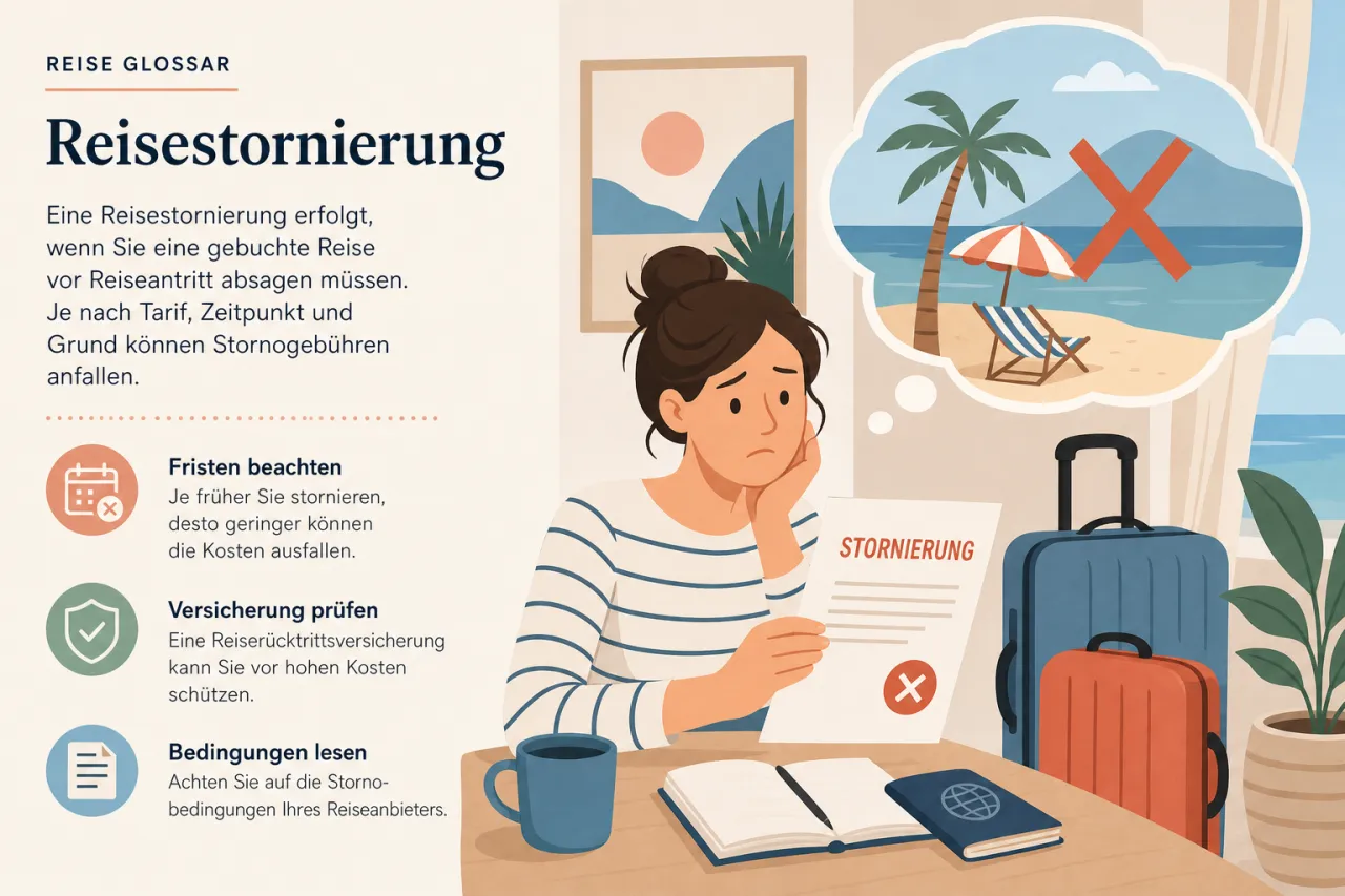 Reisestornierung