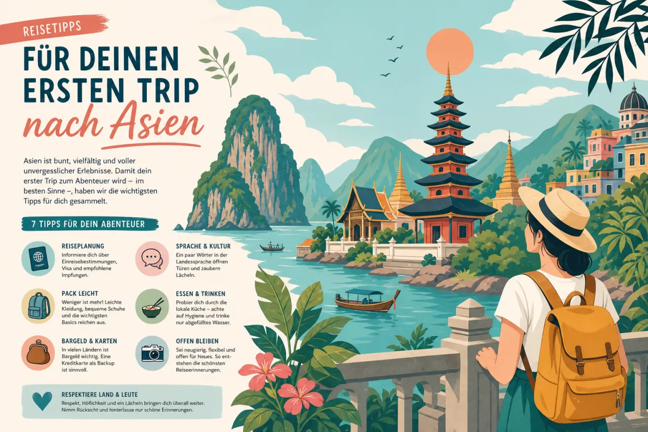 Reisetipps für deinen ersten Trip nach Asien