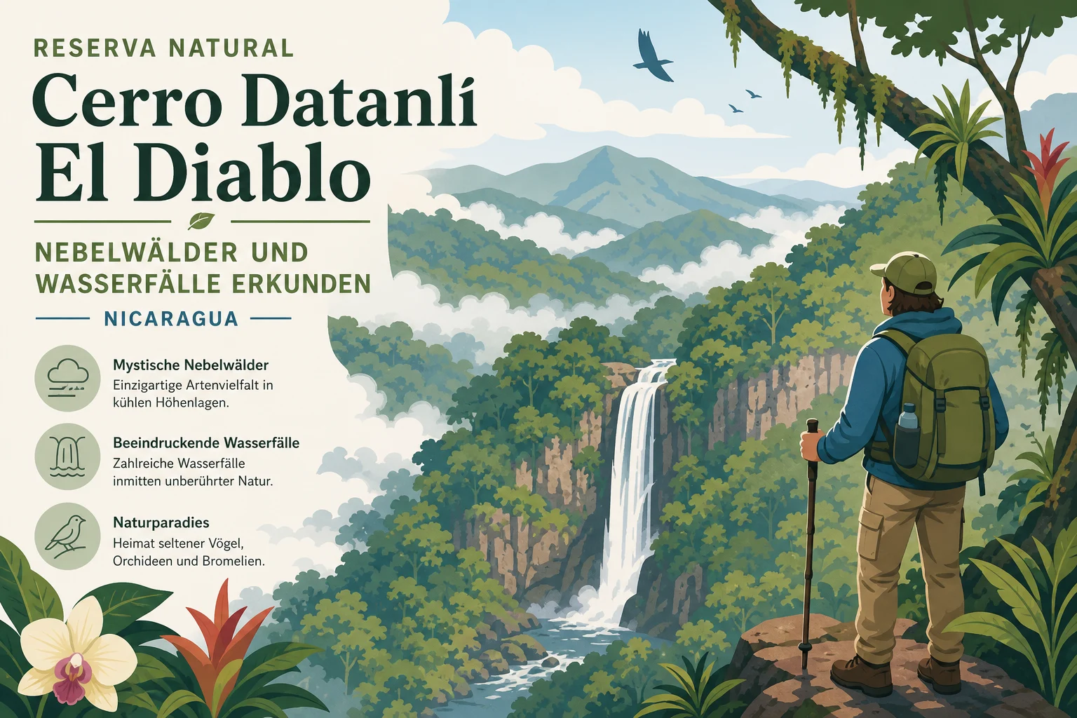 Reserva Natural Cerro Datanlí El Diablo: Nebelwald, Wasserfälle und Wanderungen