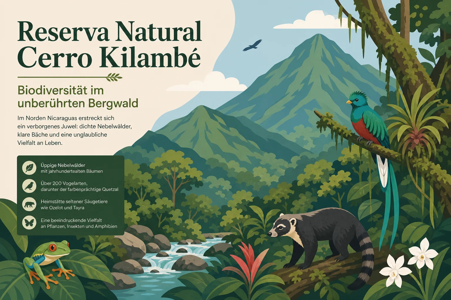 Reserva Natural Cerro Kilambé: Biodiversität im unberührten Bergwald