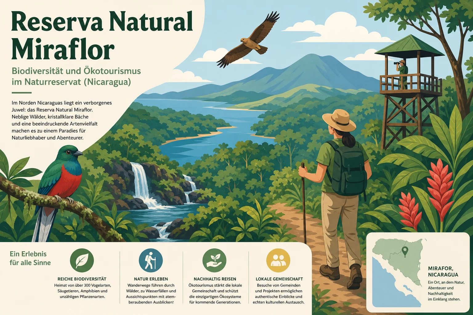 Reserva Natural Miraflor: Biodiversität und Ökotourismus im Naturreservat