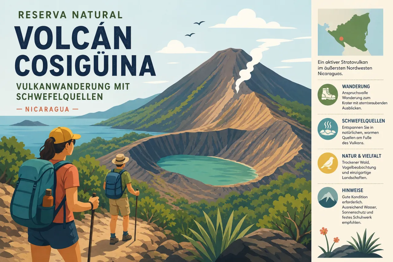 Reserva Natural Volcán Cosigüina: Vulkanwanderung mit Schwefelquellen
