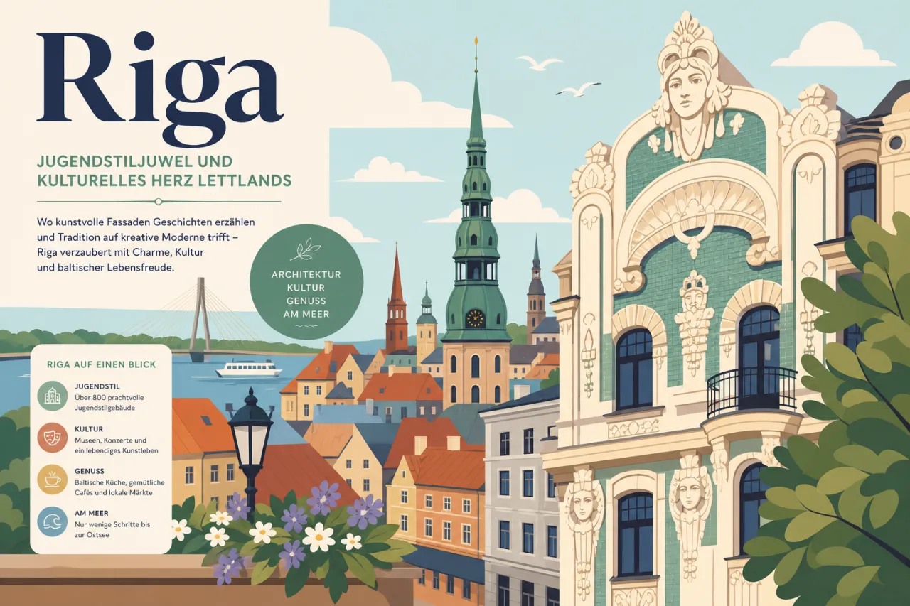Riga — Jugendstiljuwel und kulturelles Herz Lettlands