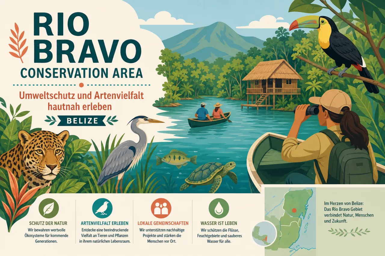 Rio Bravo Conservation Area: Umweltschutz und Artenvielfalt hautnah erleben