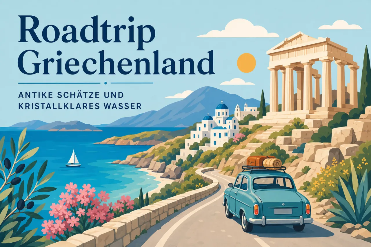 Roadtrip Griechenland: Antike Schätze und kristallklares Wasser