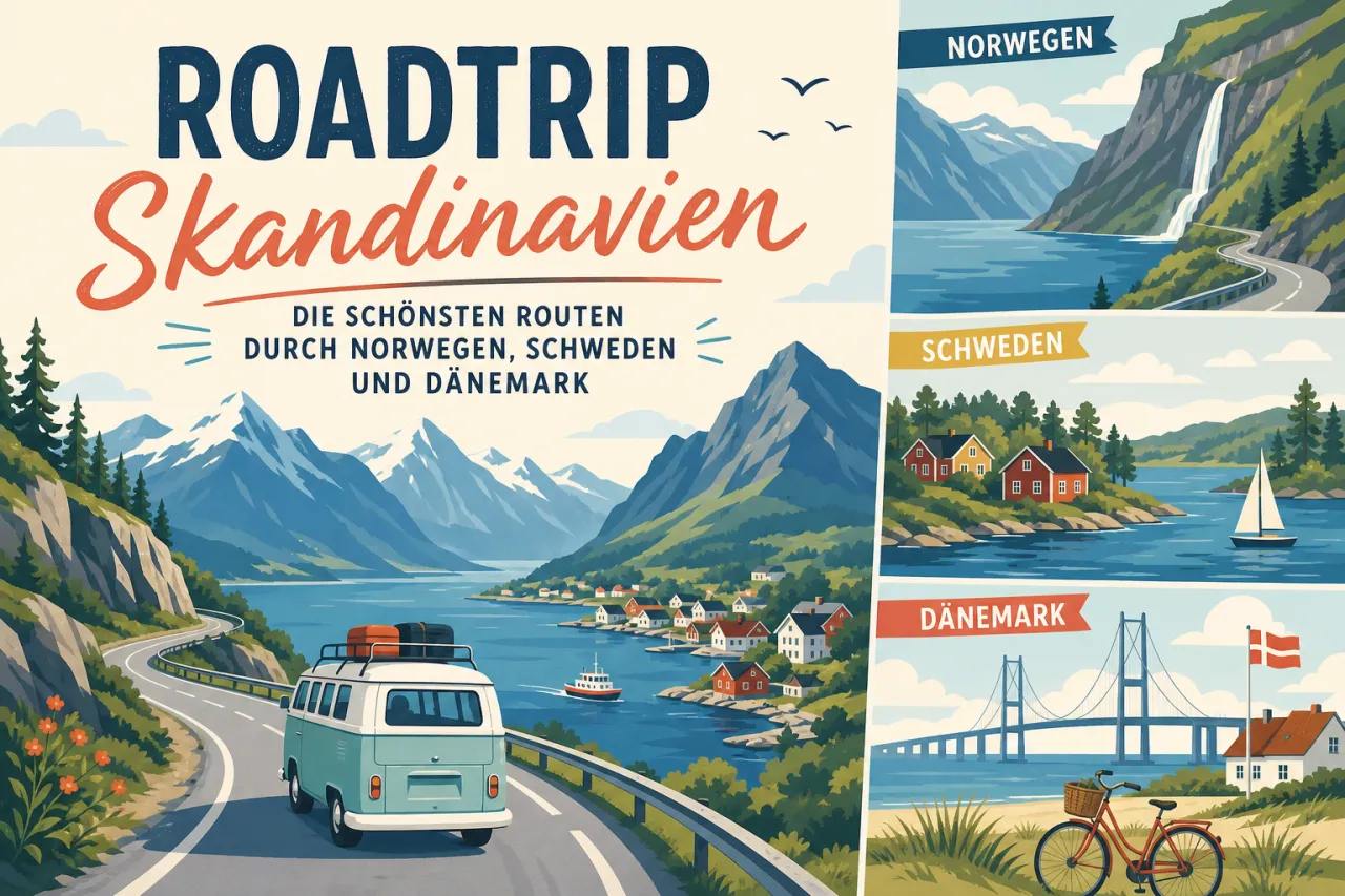 Roadtrip Skandinavien: Die schönsten Routen durch Norwegen, Schweden und Dänemark