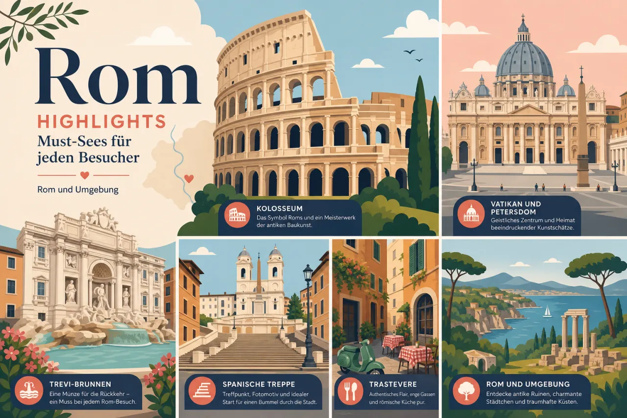 Rom Highlights – Must-Sees für jeden Besucher