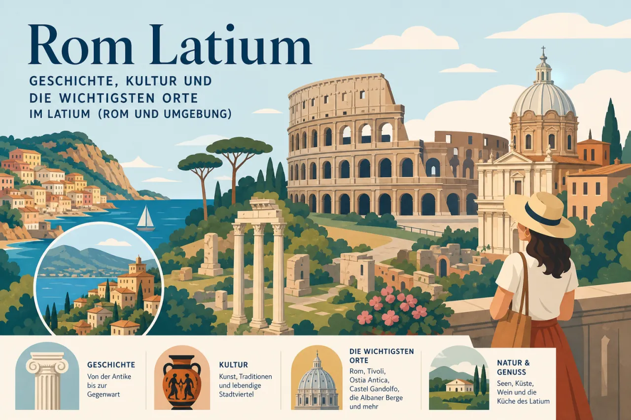 Rom Latium – Geschichte, Kultur und die wichtigsten Orte im Latium