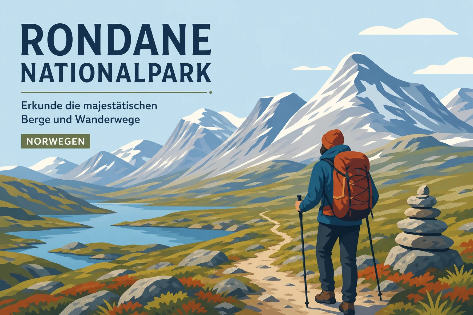 Rondane Nationalpark in Norwegen: Berge, Wanderwege und Hütten