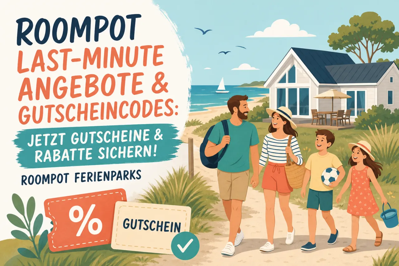 Roompot Last-Minute Angebote & Gutscheincodes: Jetzt Gutscheine & Rabatte sichern!