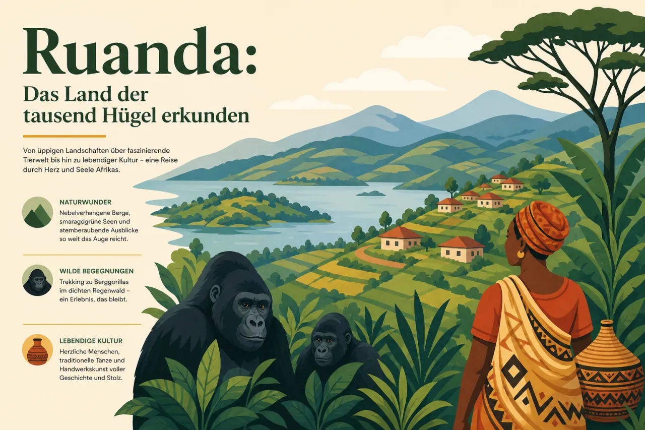 Ruanda: Das Land der tausend Hügel erkunden