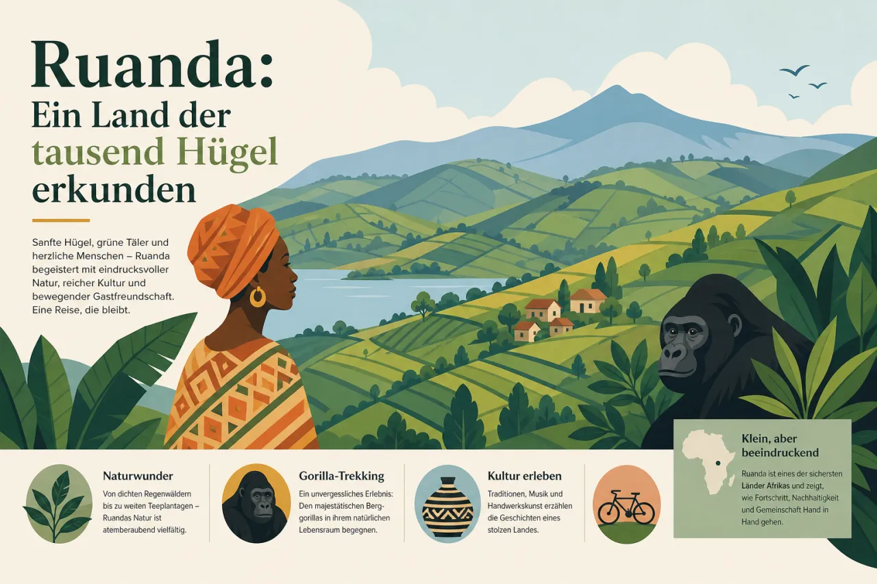 Ruanda: Ein Land der tausend Hügel erkunden