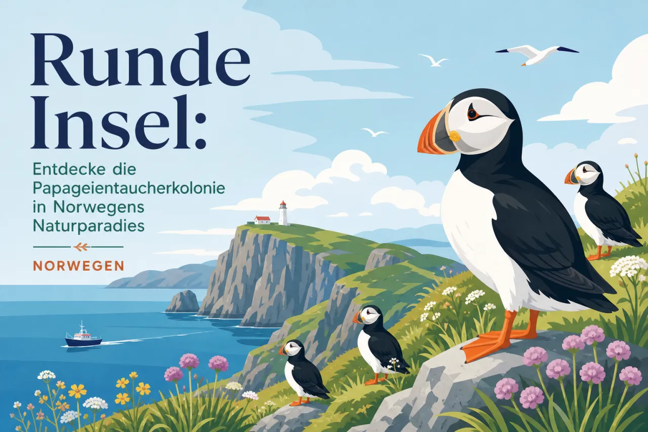 Runde in Norwegen: Papageientaucher, Wanderwege und Vogelklippen
