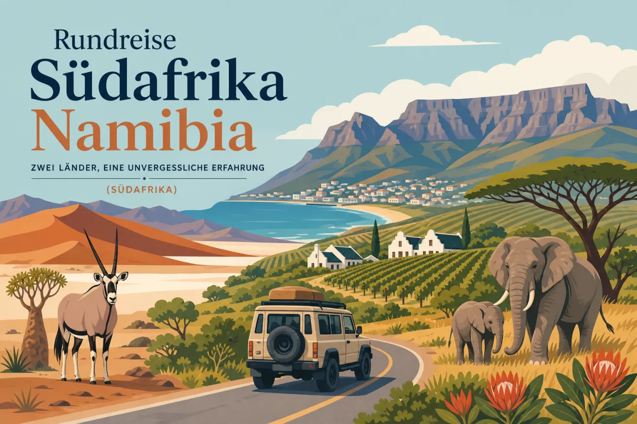 Rundreise Südafrika Namibia: Zwei Länder, eine unvergessliche Erfahrung