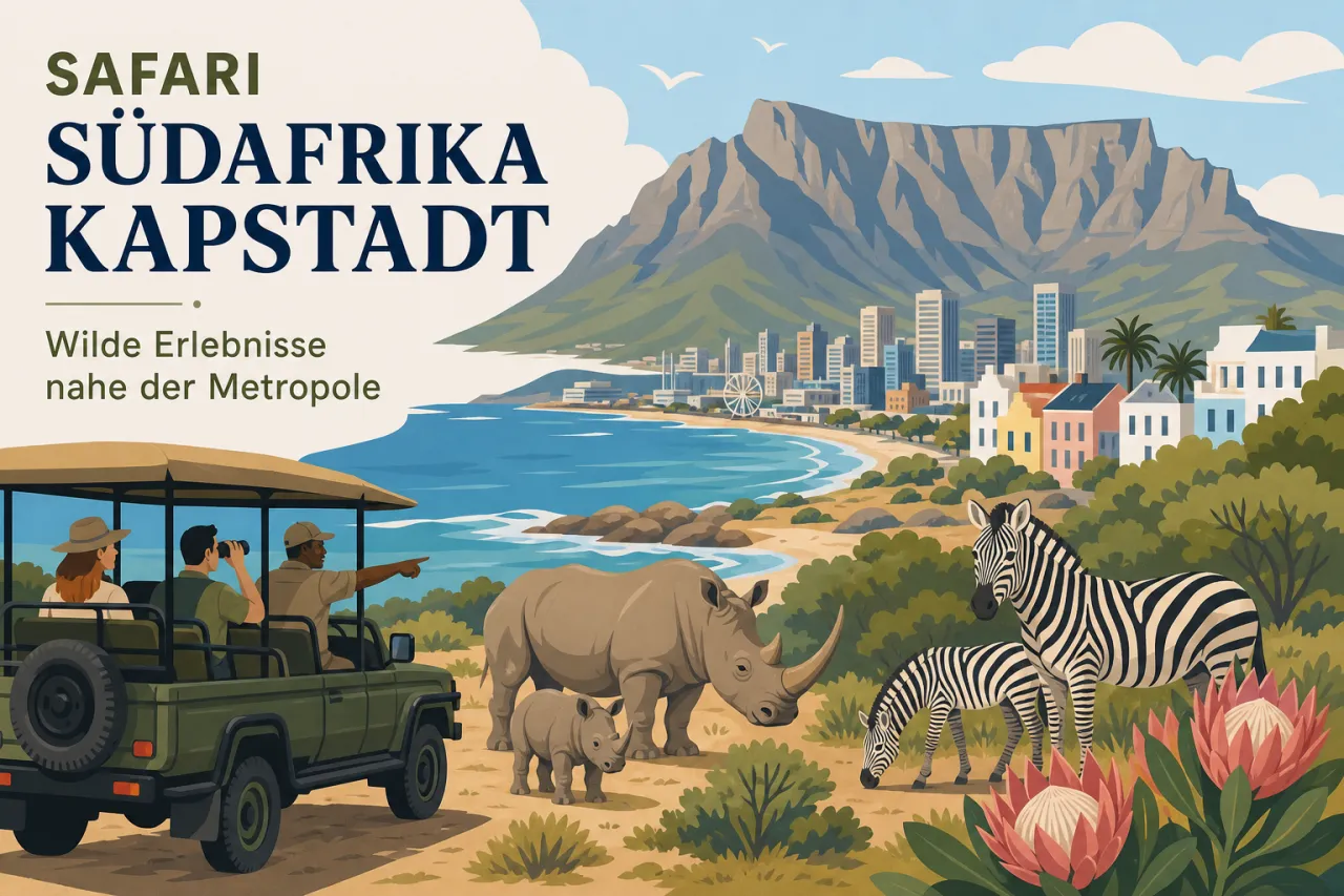 Safari Südafrika Kapstadt: Wilde Erlebnisse nahe der Metropole