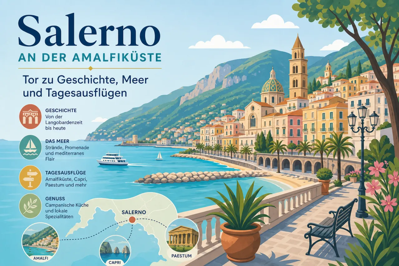 Salerno an der Amalfiküste: Tor zu Geschichte, Meer und Tagesausflügen