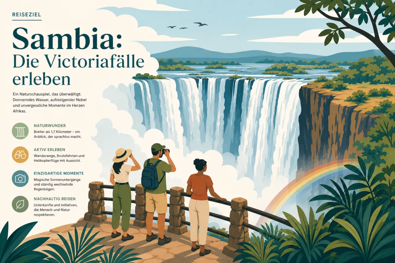 Sambia: Die Victoriafälle erleben
