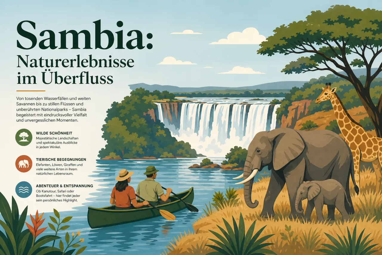 Sambia: Naturerlebnisse im Überfluss