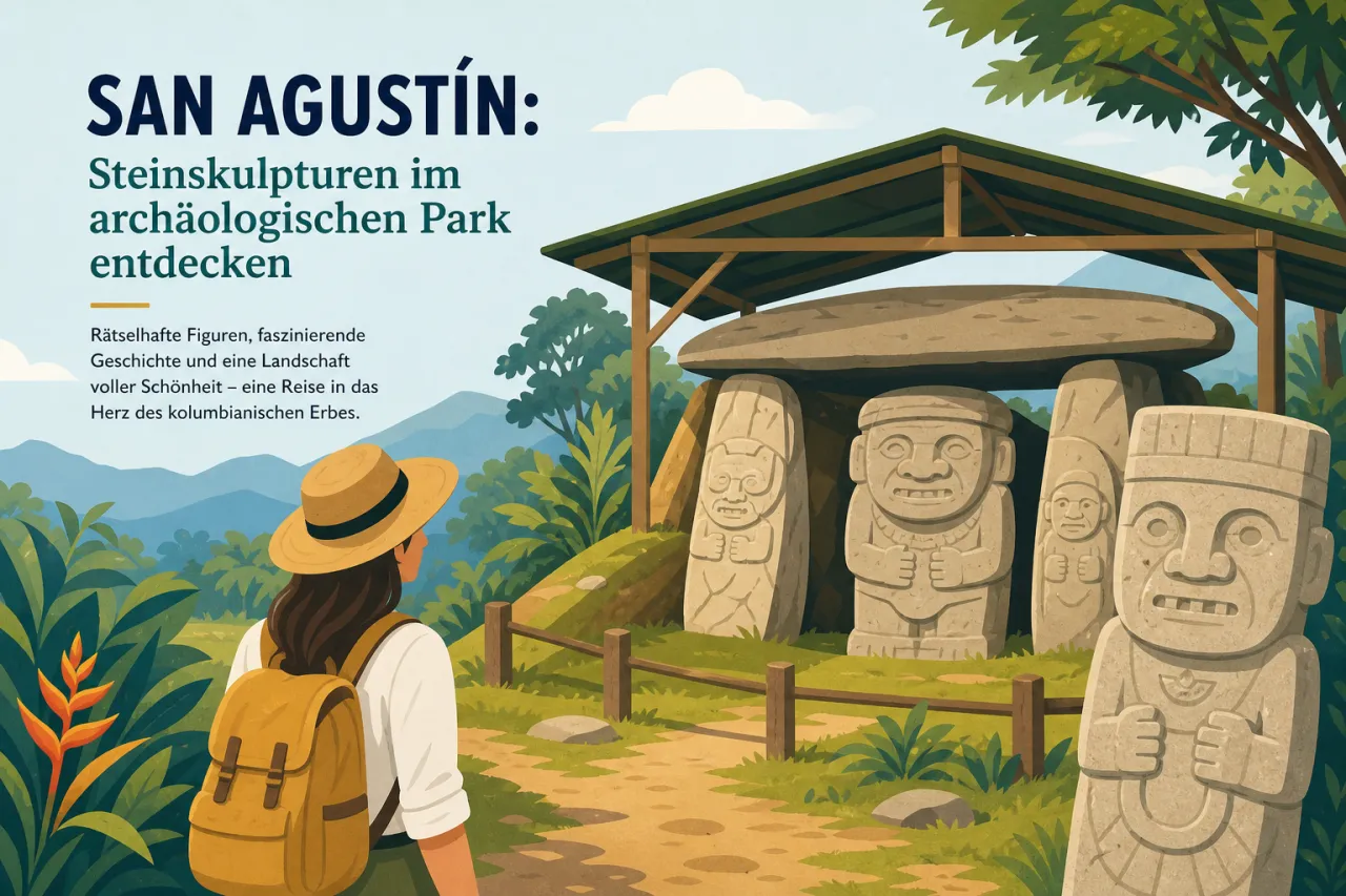 San Agustín: Steinskulpturen im archäologischen Park entdecken