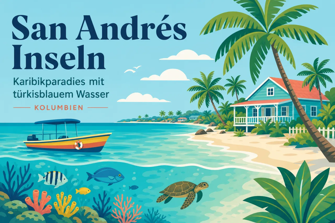 San Andrés Inseln: Karibikparadies mit türkisblauem Wasser