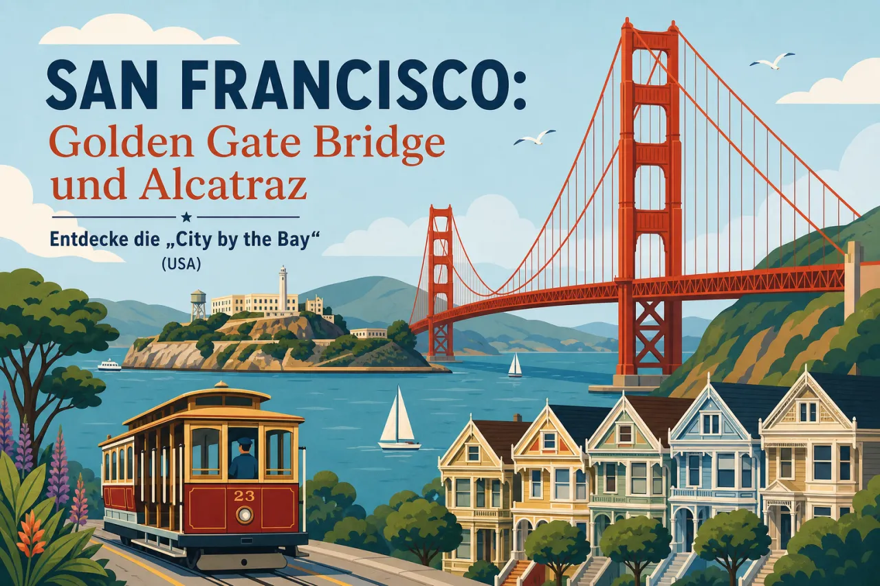 San Francisco: Golden Gate Bridge und Alcatraz – Entdecke die „City by the Bay“
