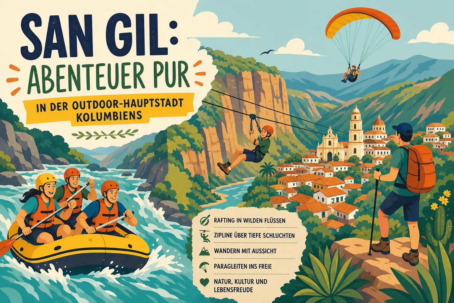 San Gil: Outdoor-Hauptstadt in Kolumbiens Anden