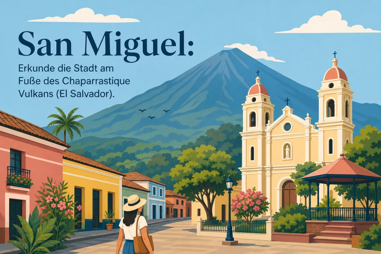 San Miguel am Fuße des Chaparrastique: Stadt, Vulkan und Märkte in El Salvador