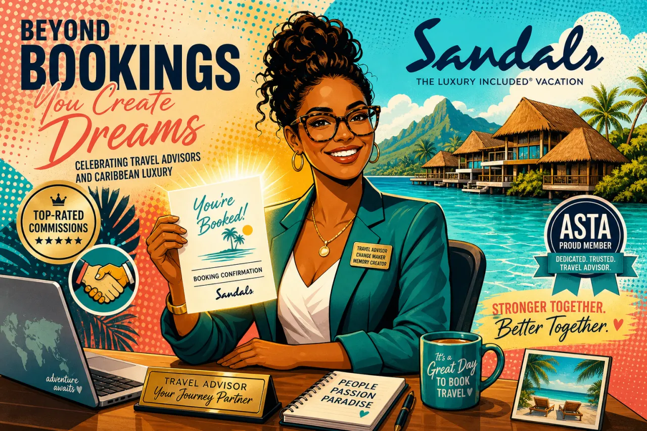 Sandals Resorts ehrt Reisebüros zum Global Travel Advisor Day 2026