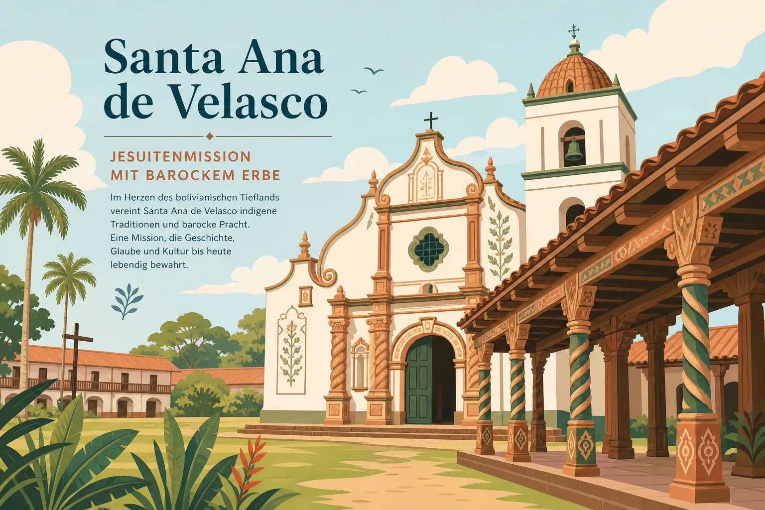 Santa Ana de Velasco: Jesuitenmission mit barockem Erbe